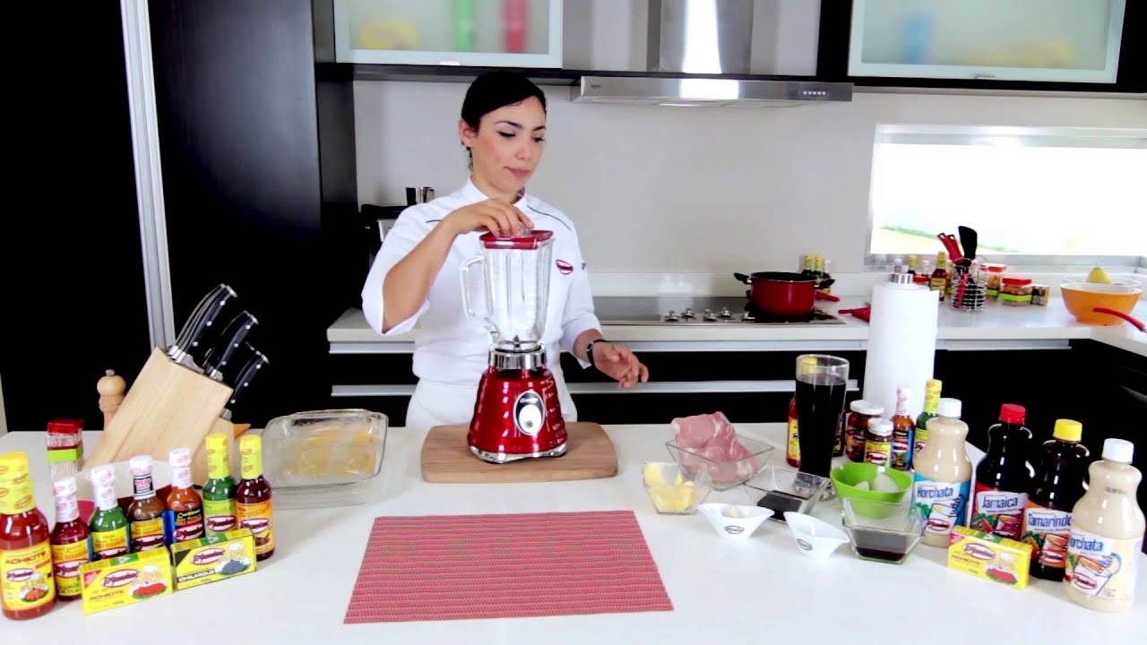 Recetas El Yucateco - Lomo con Refresco de Cola y Achiote