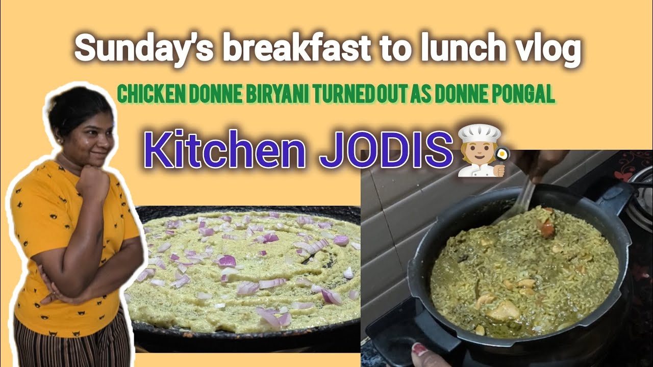 Sunday's cooking vlog in Tamil. We made the same mistake as the kitchen JODIS did.