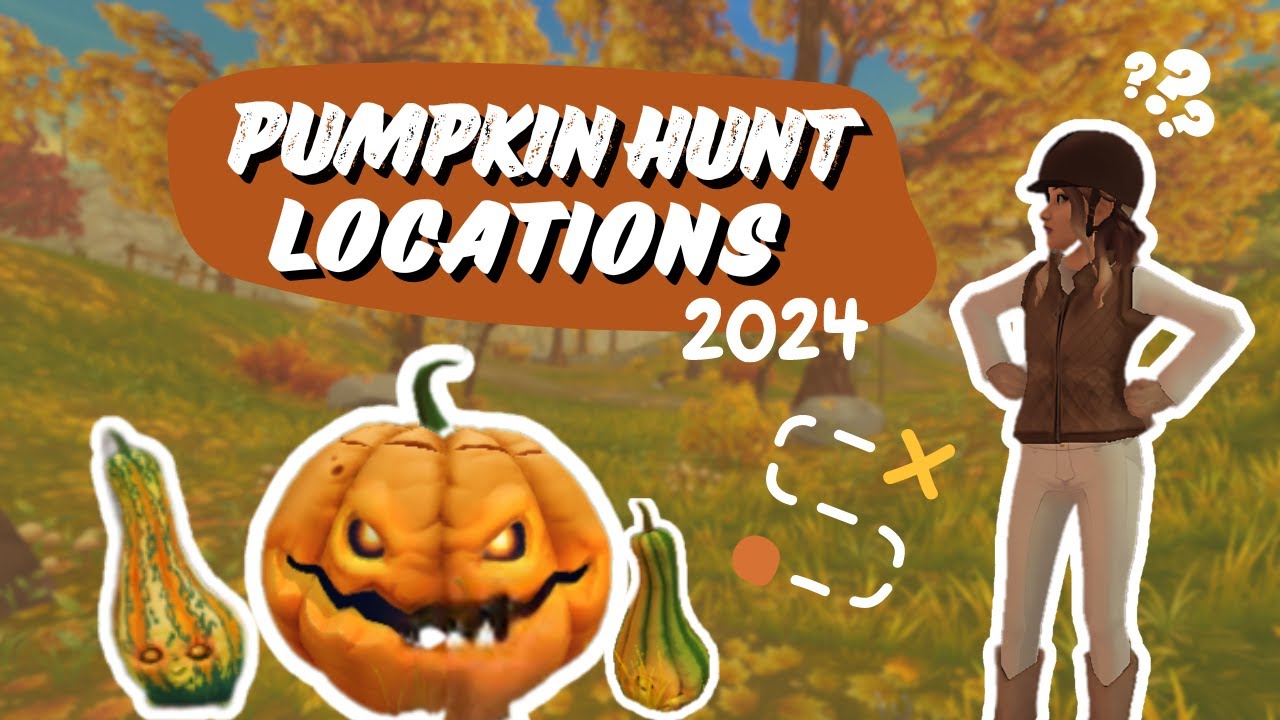 All the Pumpkin Hunt locatons of 2024! FREE PET & SHILLINGS! (Guide) ‐ Star Stable Online Halloween