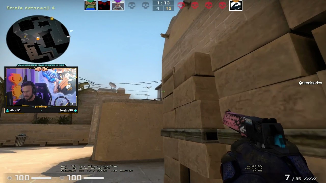 pashaBiceps 1v3 tapping clutch