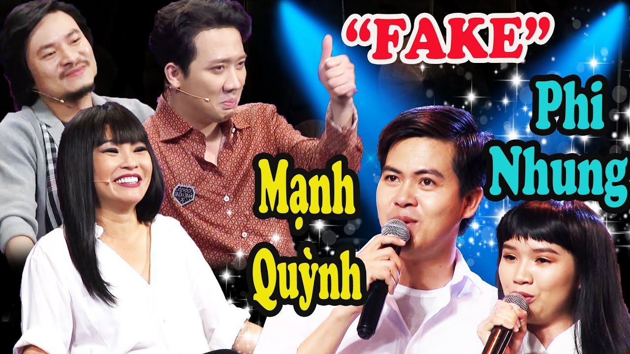 CA SĨ THẦN TƯỢNG| Cặp đôi MẠNH QUỲNH- PHI NHUNG 