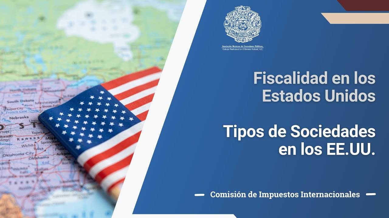 Fiscalidad en los Estados Unidos - Tipos de Sociedades en los EE.UU.