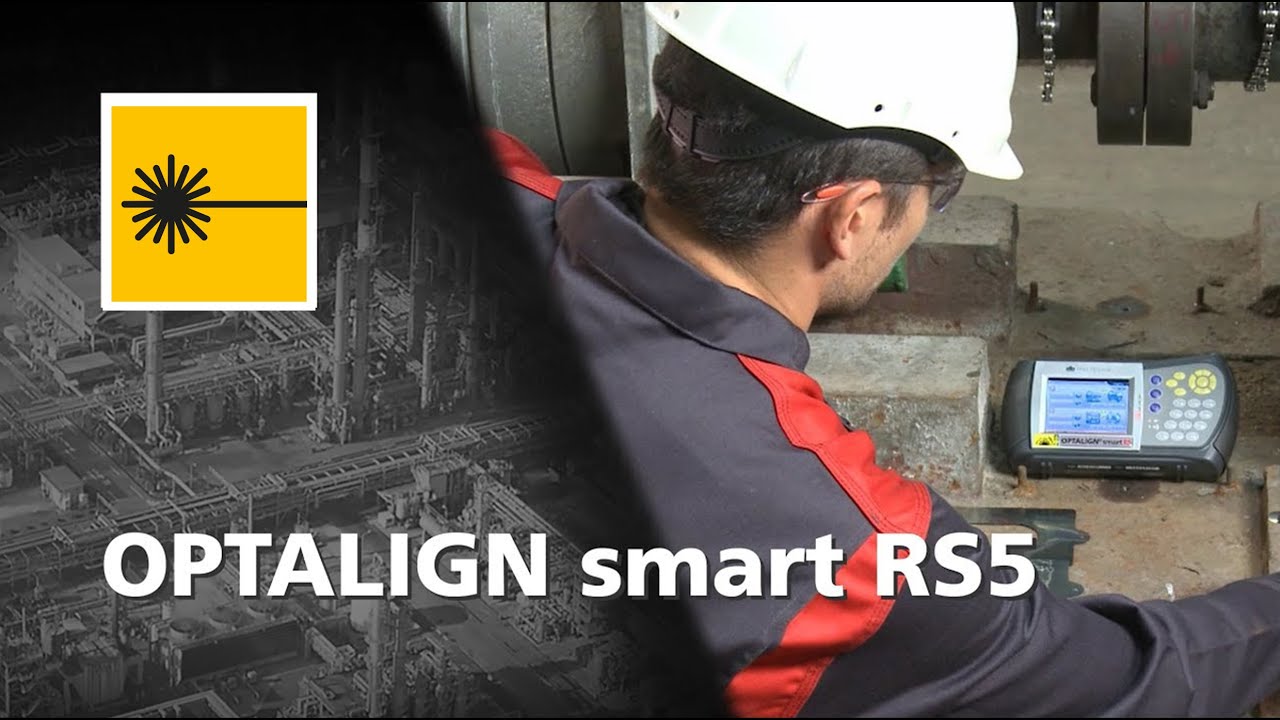 Fácil alineación de ejes por láser con OPTALIGN Smart RS5 de PRUFTECHNIK