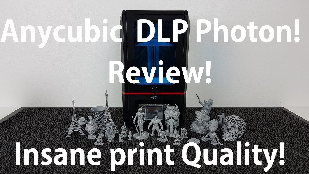 Anycubic Photon DLP 3D printer Review - insane print quality!