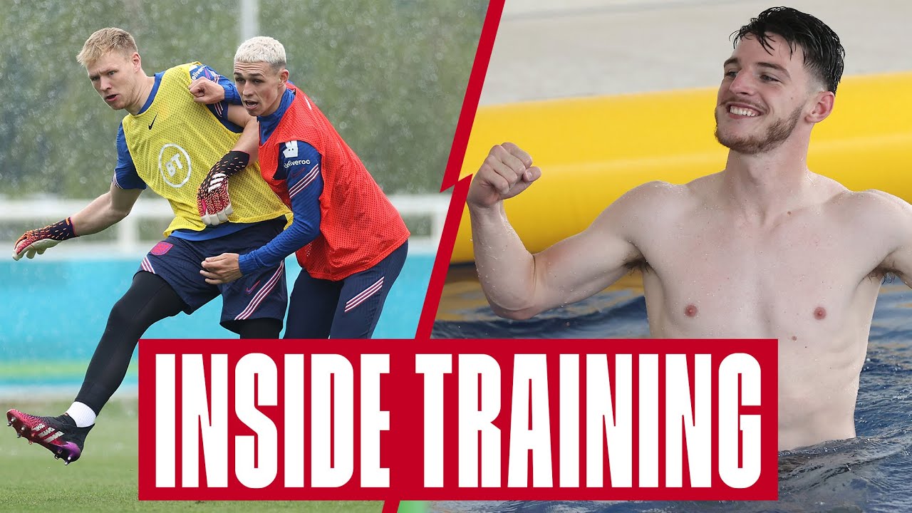 Pool Volleyball, Worldie Saves, Foden's Backheel & Recovery 🔥 Inside Training | England
