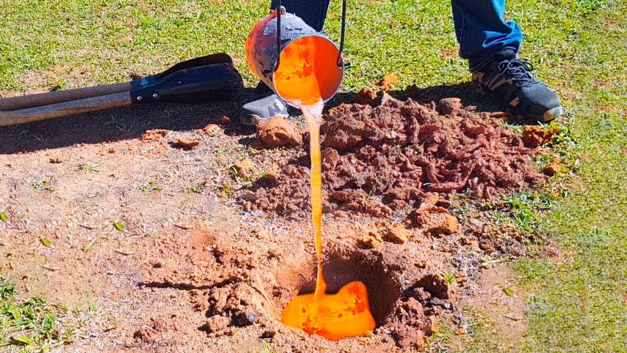 EXPERIMENT: LAVA VS UNDERGROUND