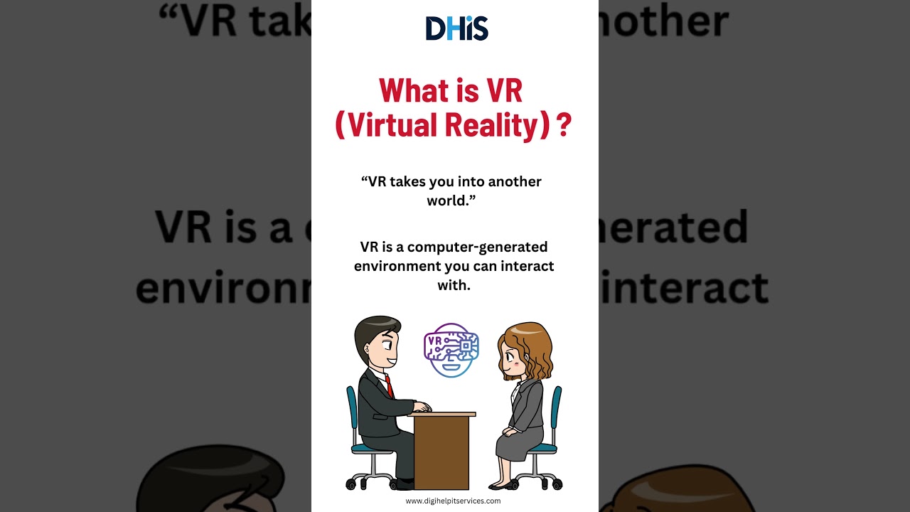 What is VR (Virtual Reality) ?  Short Definition Of VR With Example #vr #virtualreality #shorts