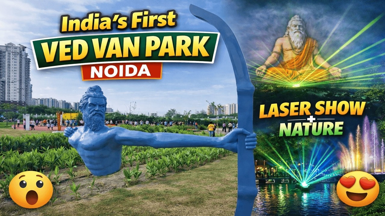 Ved Van Park Noida | Complete Guide | Entry Fee, Timings, Laser Show & Review