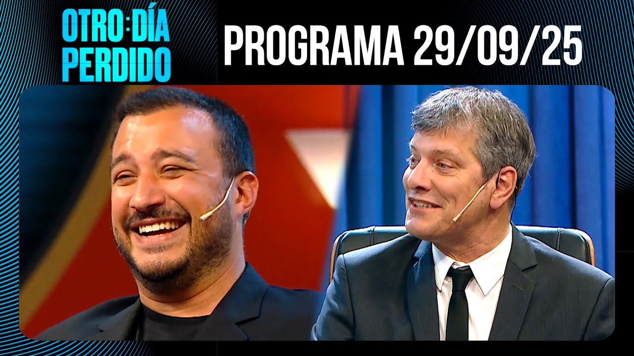 OTRO DÍA PERDIDO - Programa 29/09/25 - TOMÁS REBORD Y UNA CHARLA ZIGZAGUEANTE CON PERGOLINI