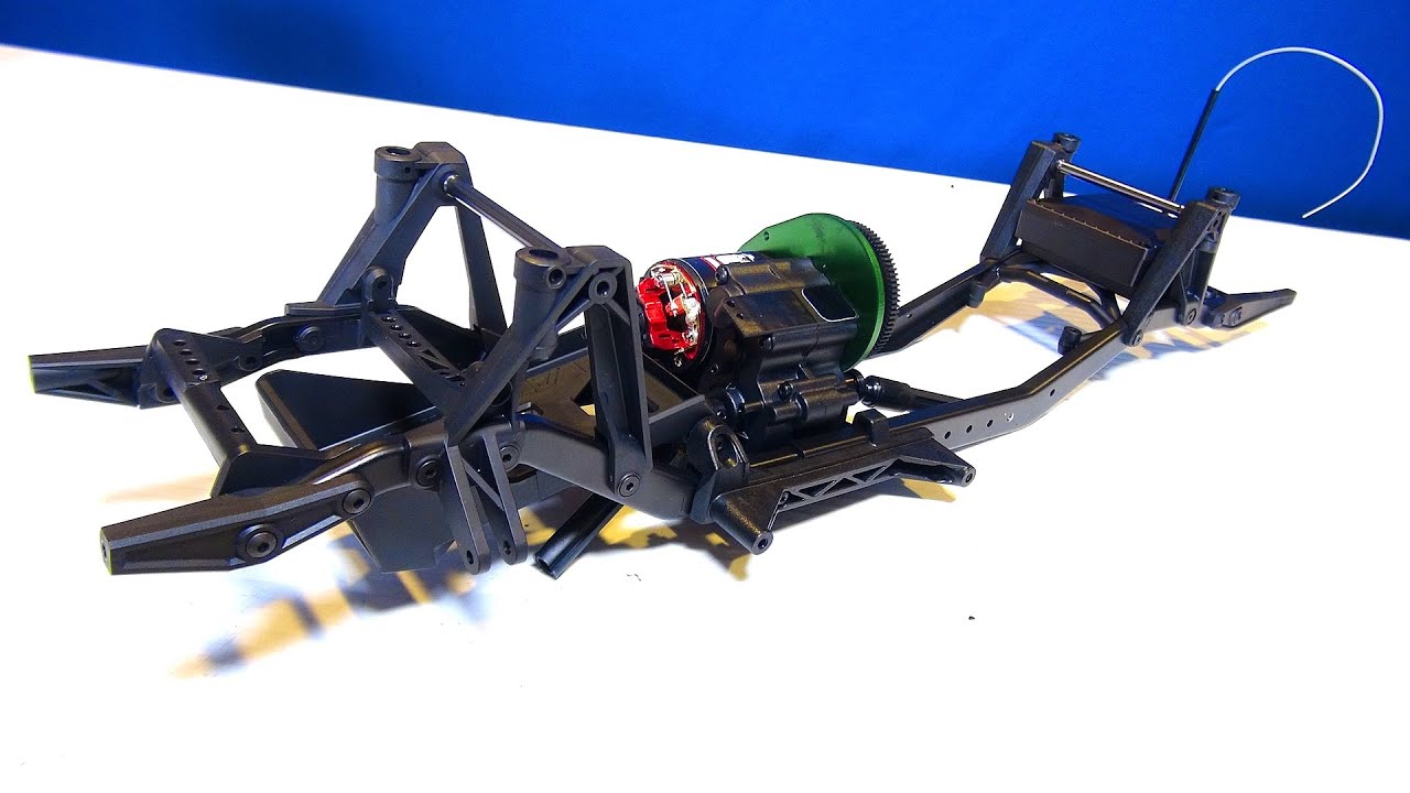RC ADVENTURES - Vaterra 1/10 1986 Chevy K-5 Blazer Ascender 4WD Kit - Build Video 5 - FRAME & Shocks