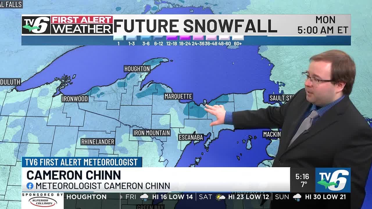 Snow and chill fading into weekend