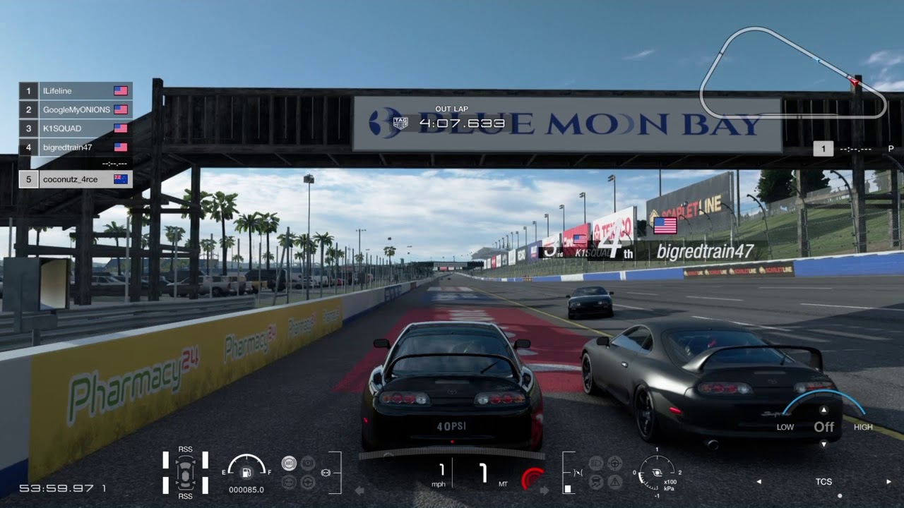 Gran Turismo Sport Toyota Supra Drag Setup