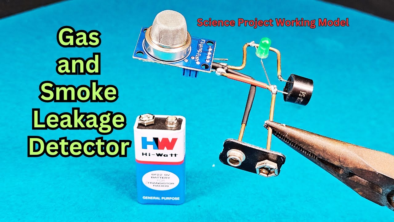 How to make Gas and Smoke Leakage Detector Without Arduino   ||   Gas Leakage Detector Project