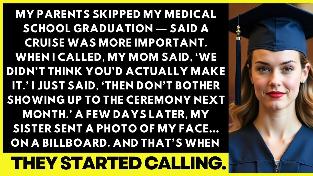My Parents Skipped My Medical School Graduation — Said A Cruise Was More Important... Reddit Family