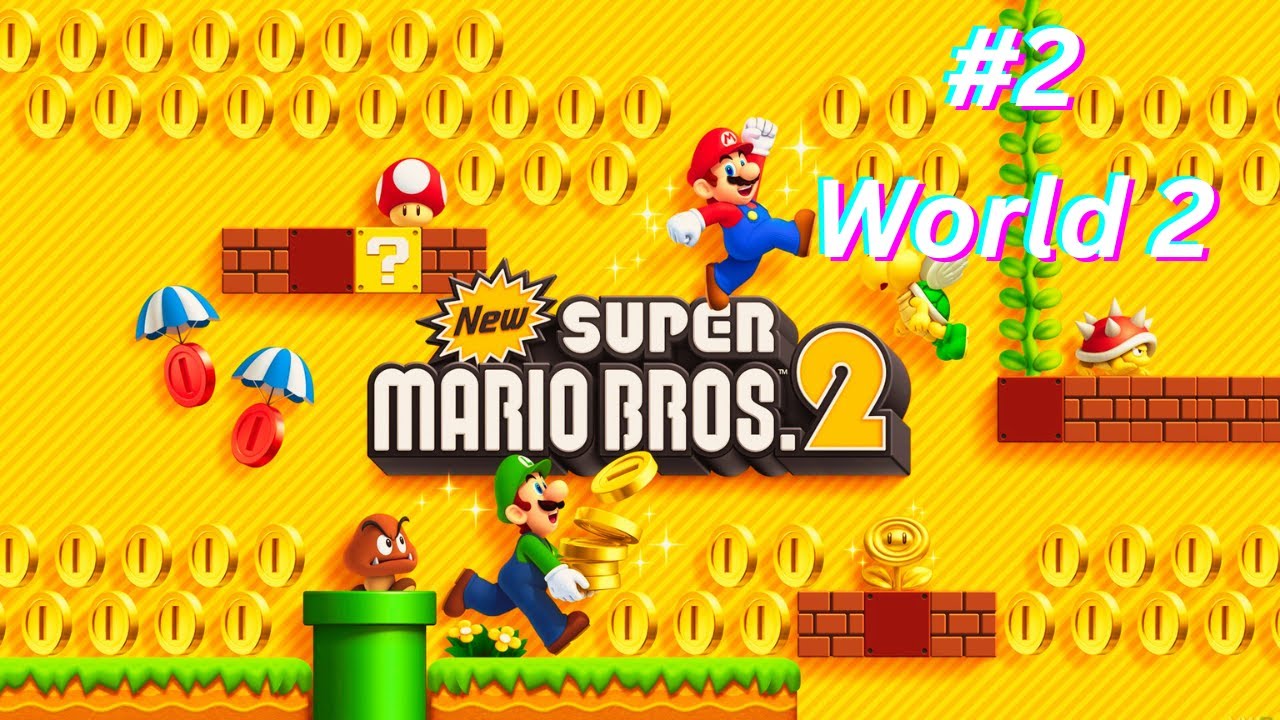New Super Mario Bros 2 Walkthrough Part 2 - World 2