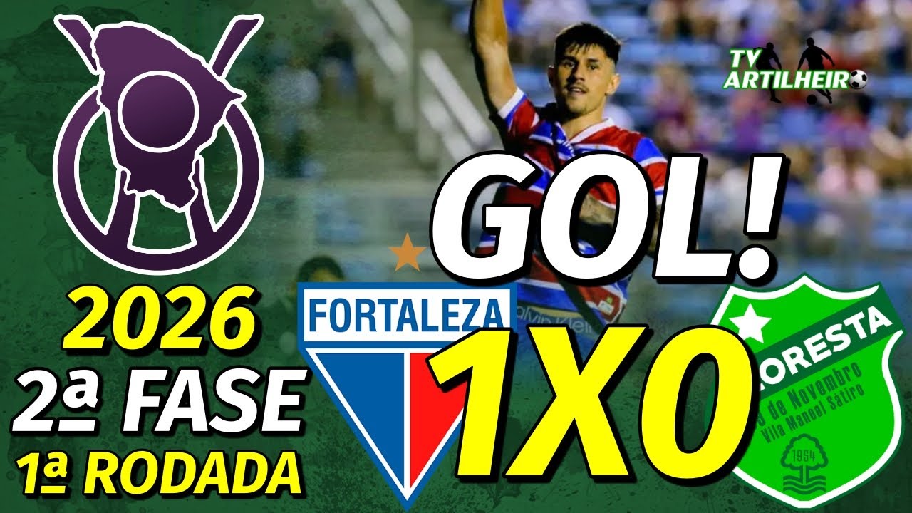 [Cearense '26] 2ª Fase | 1ª Rodada | Fortaleza 1 X 0 Floresta | GOL! | TV ARTILHEIRO