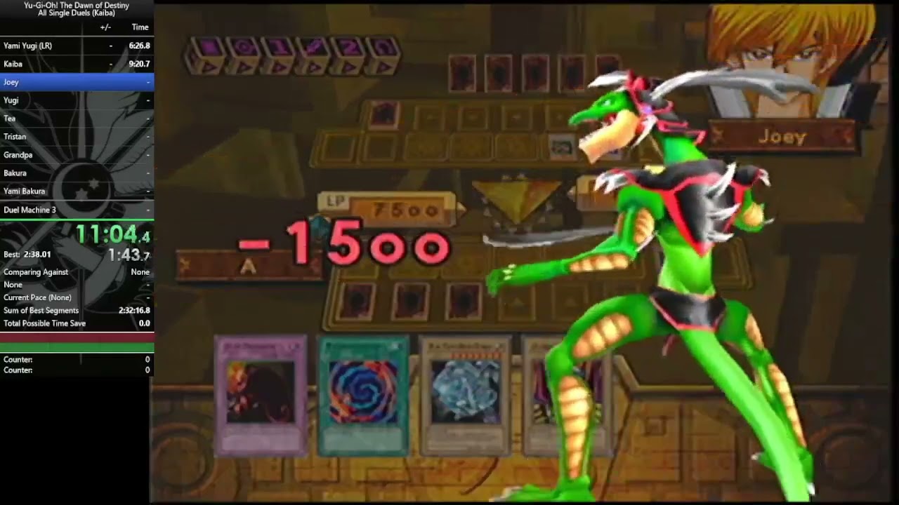 Yu-Gi-Oh! The Dawn of Destiny Single Duels speedrun(s) (Kaiba's Deck)