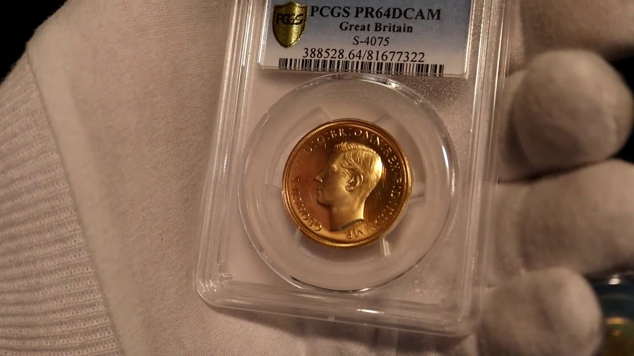 Coin Struck - 1937 & 1952 Proof Gold Coins