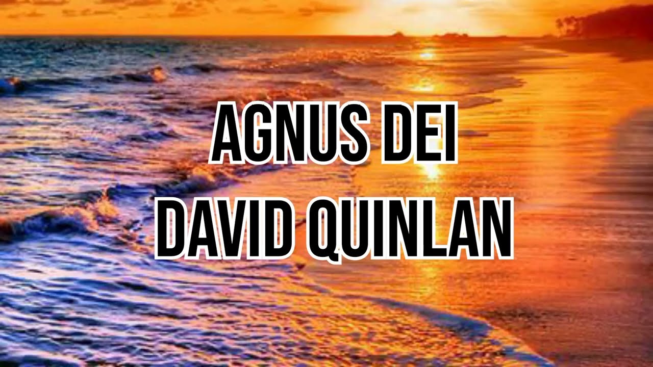 AGNUS DEI - DAVID QUILAN LYRICS
