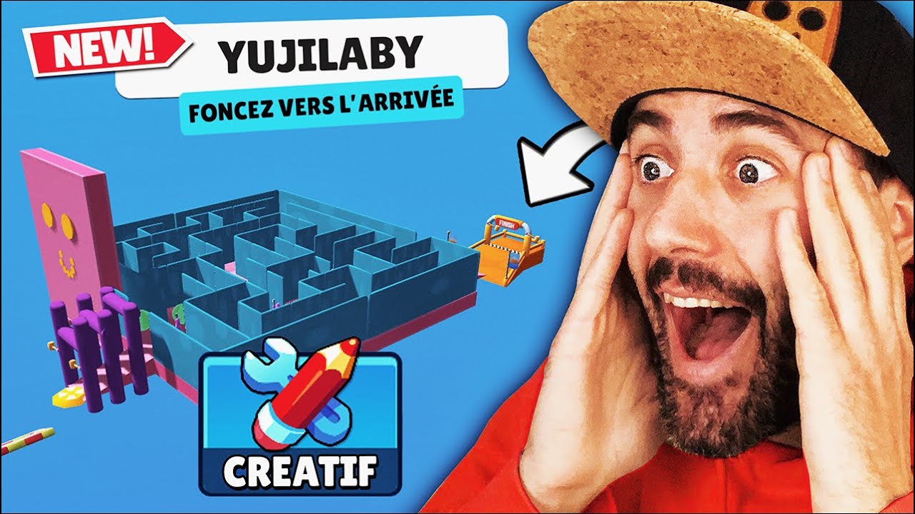 J'ai CONSTRUIT un LABYRINTHE SECRET sur STUMBLE GUYS ! (Map Incroyable)