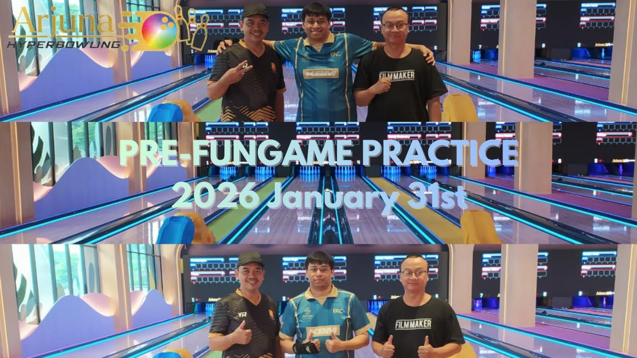 Practice fun game 🎳👍🏻 / Arjuna Hyperbowling 20260131 Saturday 