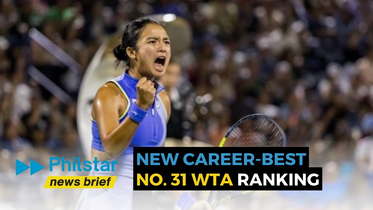 Alex Eala soars to new career-best No. 31 WTA ranking