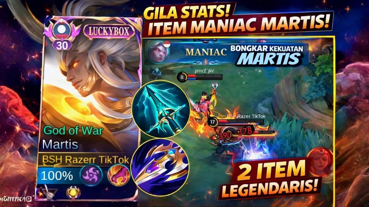 GILA! MARTIS CUMA 2 ITEM - MANIAC TANPA AMPUN!