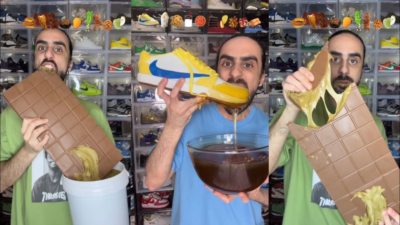 Eating World's BIGGEST DUBAI Chocolate Mukbang! 😍🍫