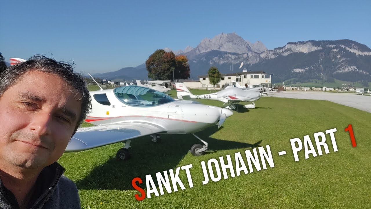 Flying to Sankt Johann in Tirol  - Episode 1 with full ATC communication