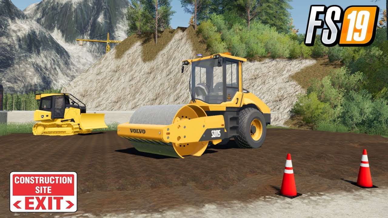 НОВЫЙ !!! 🚧 РОЛИКОВЫЙ КОМПАКТОР VOLVO SD-115 🚧 МОДЫ СИМУЛЯТОРА ДЛЯ ЛЕСНОГО ХОЗЯЙСТВА И РАБОЧЕЙ КАРТЫ