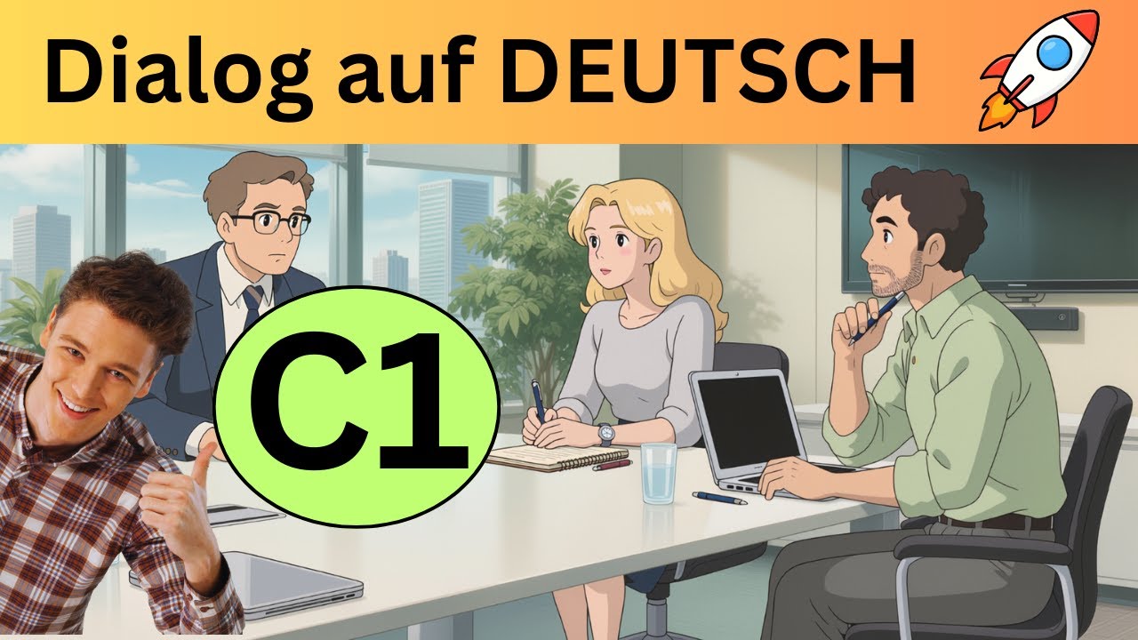 Business Deutsch C1: Schwieriges Meeting über Projektverzug, Risiken & Teamkommunikation