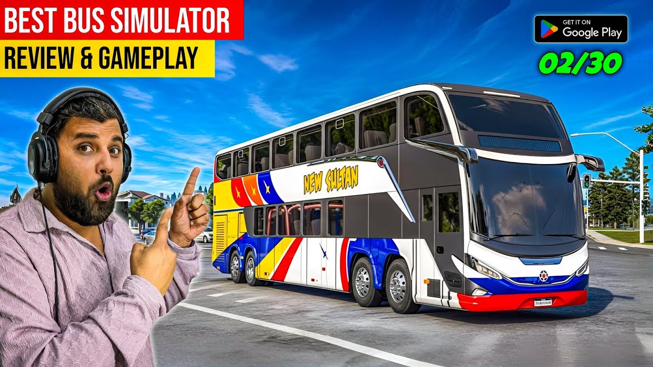 Best Bus Simulator Game - Coach Bus Simulator Gameplay | Best Bus Simulator Games for Android 