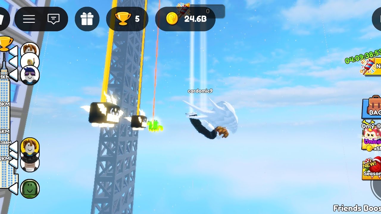 Climb and jump series part 2 in roblox with greatest Lucky pet