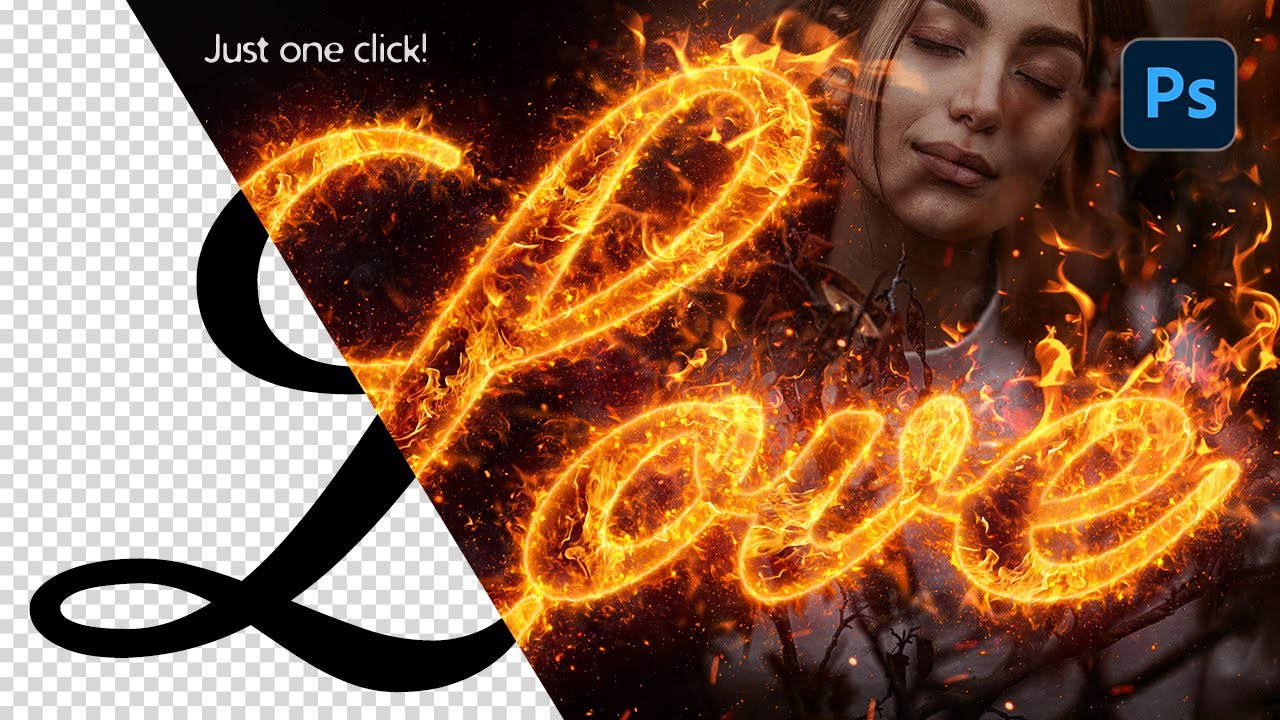 How to Create Realistic Fire on Text and Logo in Photoshop