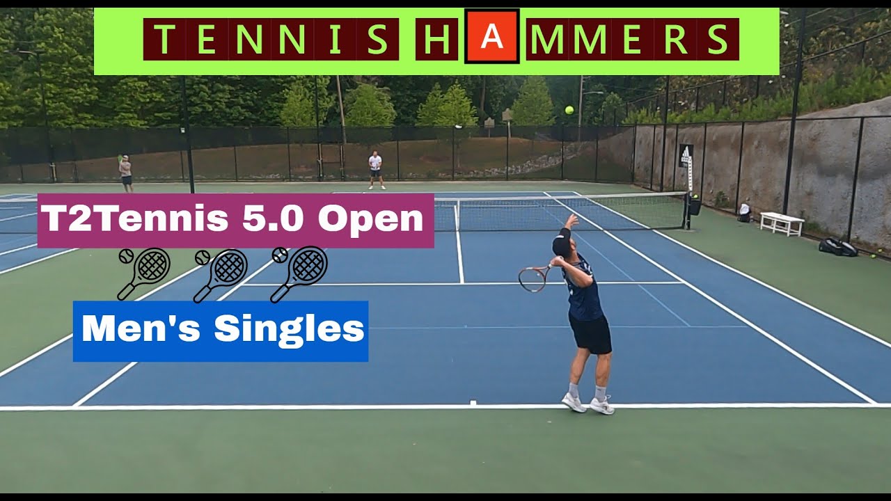 T2Tennis Men's 5.0 Open Singles | USTA 4.0 vs USTA 4.5ngles