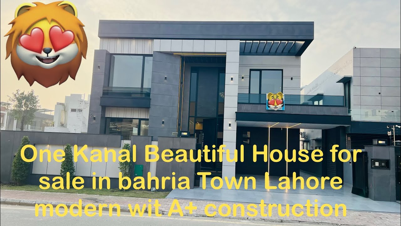 Ultra Modern 1 Kanal | Luxury House for Sale | Bahria Town Lahore | Pakistan.