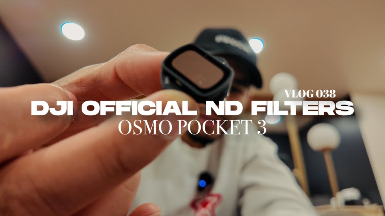 Trying out the Official DJI ND Filters for Osmo Pocket 3