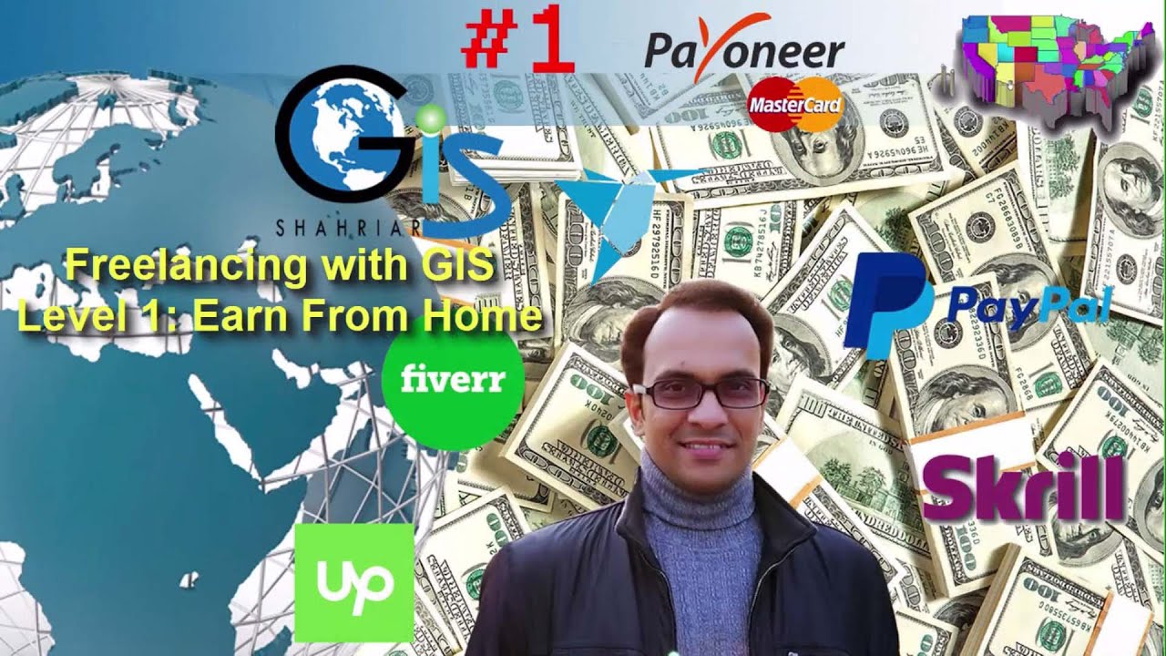 Course: Freelancing with GIS Level 1: Earn from Home | Online Earning | Fiverr | GIS Freelancer |