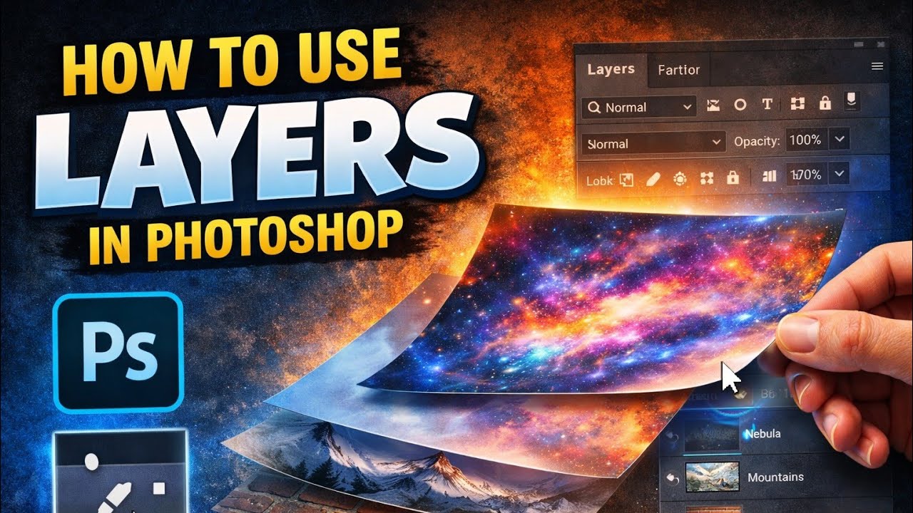 photoshop layer menu in hindi #photoshoptool  