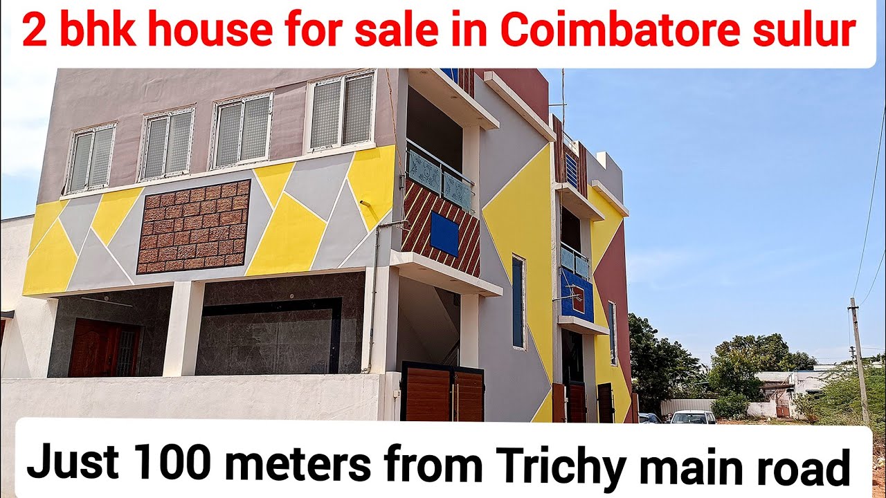 2 BHK house for sale in Coimbatore sulur just 150 meters from Trichy main road 2.5 cents land area