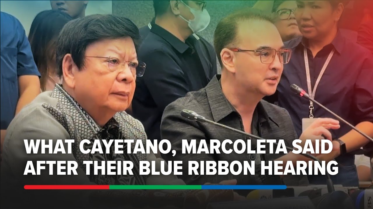 FULL: Cayetano, Marcoleta on Chiz's move, Win as acting SP, their camp's Blue Ribbon hearing