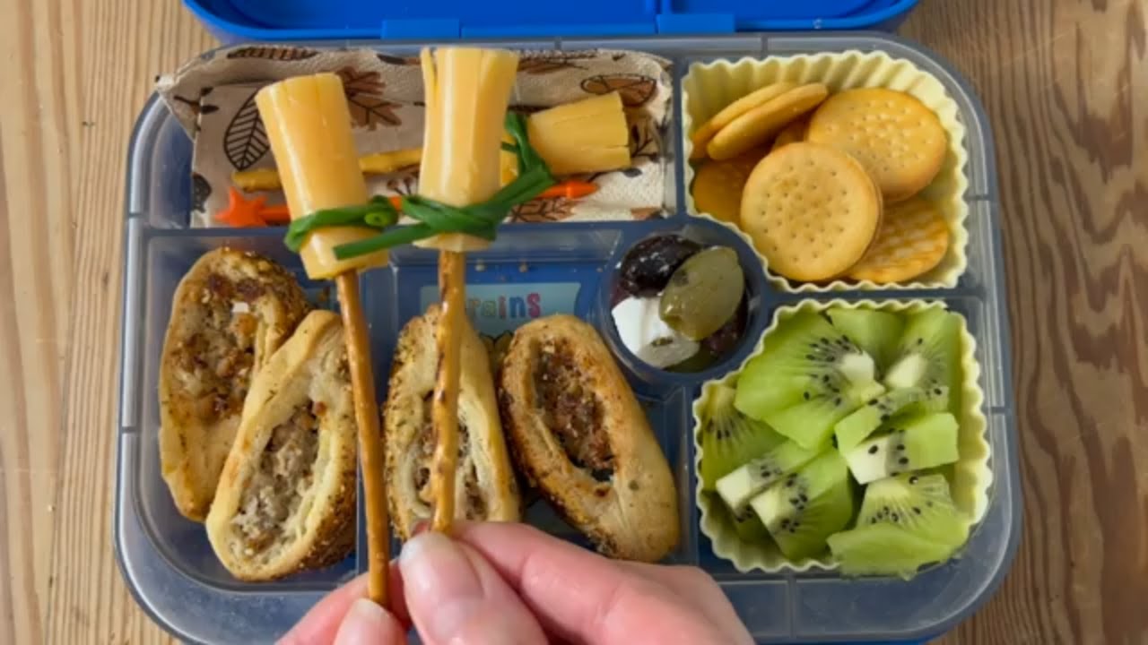 Delicious Autumn lunch box idea FUN broomsticks | Lunchbox World