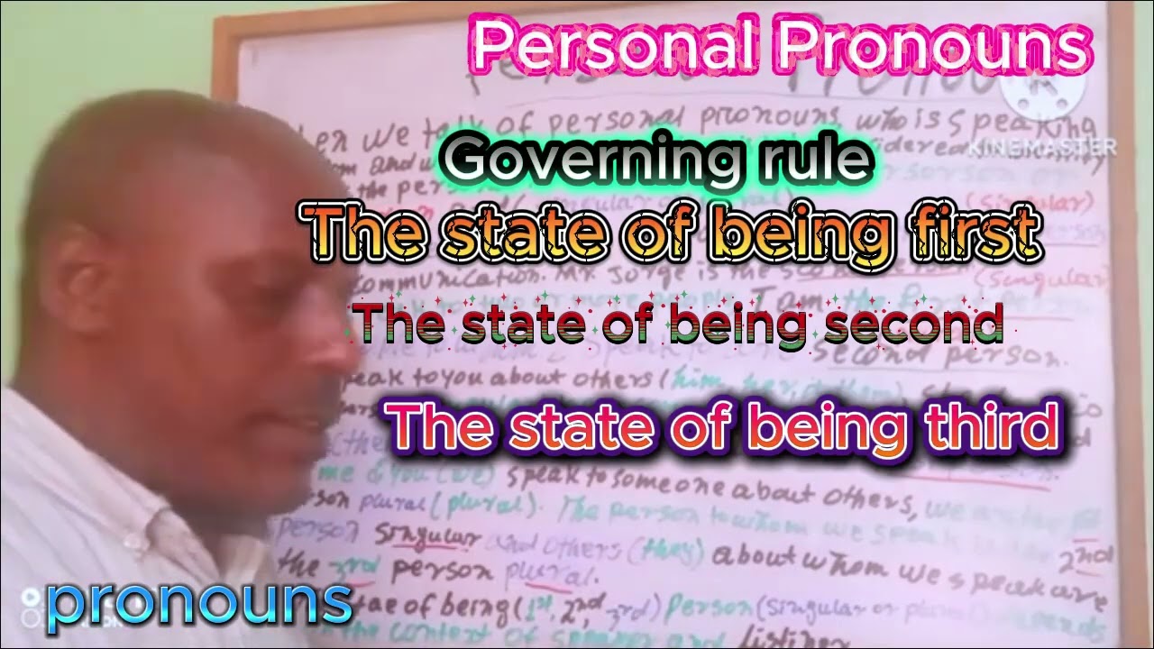 Personal pronouns
