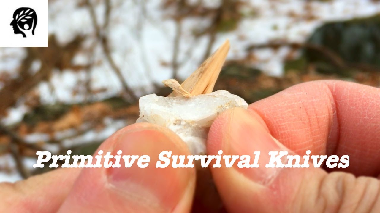 Primitive Stone Survival Knives: Archaic Quartz Blades
