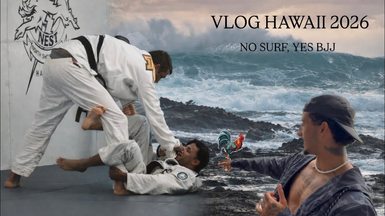 um dia no HAWAII com JIU JITSU