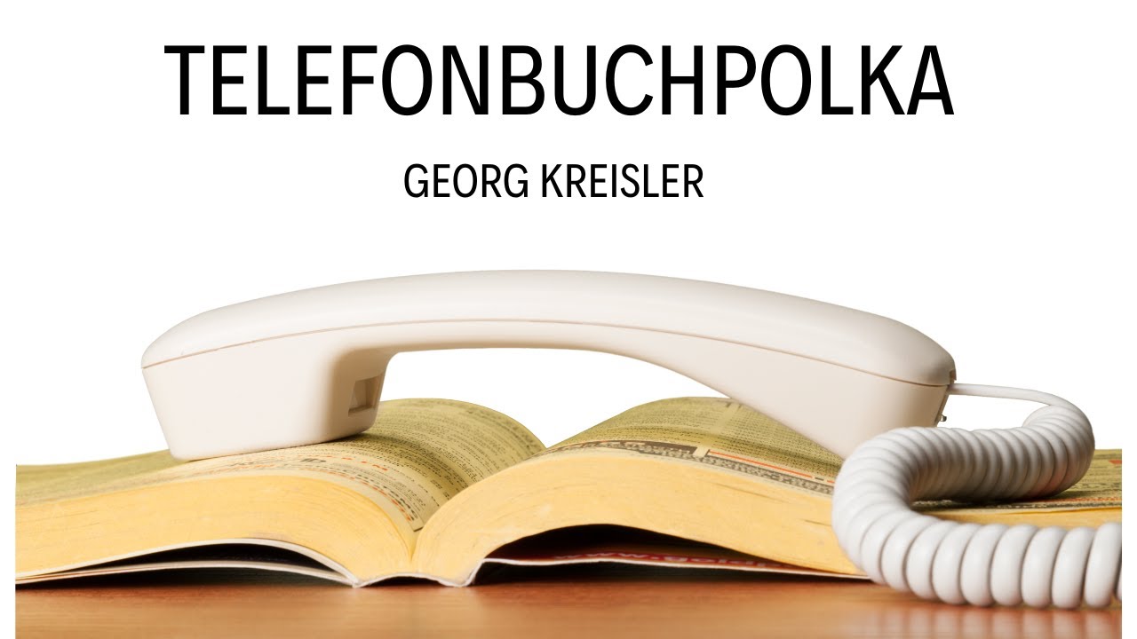 Telefonbuchpolka |Georg Kreisler | Pater Manuel