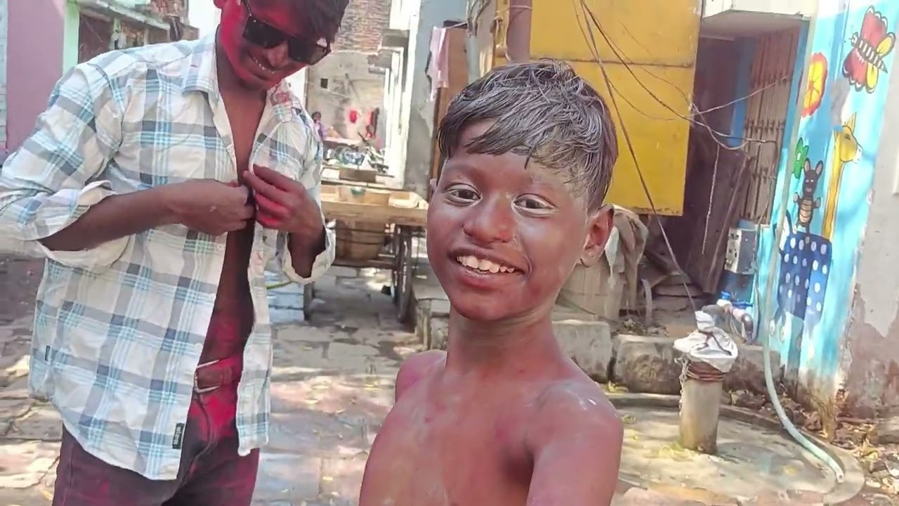 My New Holi vlog, Happy Holi ( Vishal kumar) Like, 👍Comment, Channel ko subscribe kar de🙏 thanku 