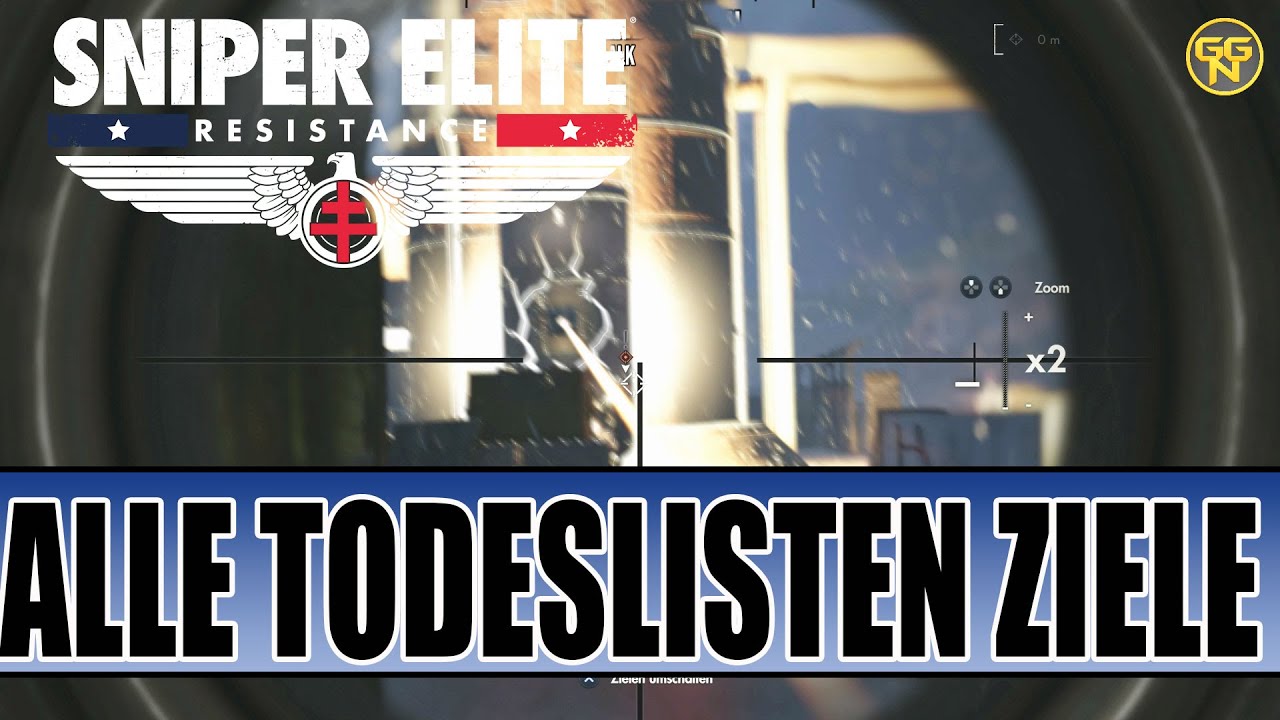 Sniper Elite Resistance – Alle Waffen freischalten & Todeslisten-Ziele eliminieren