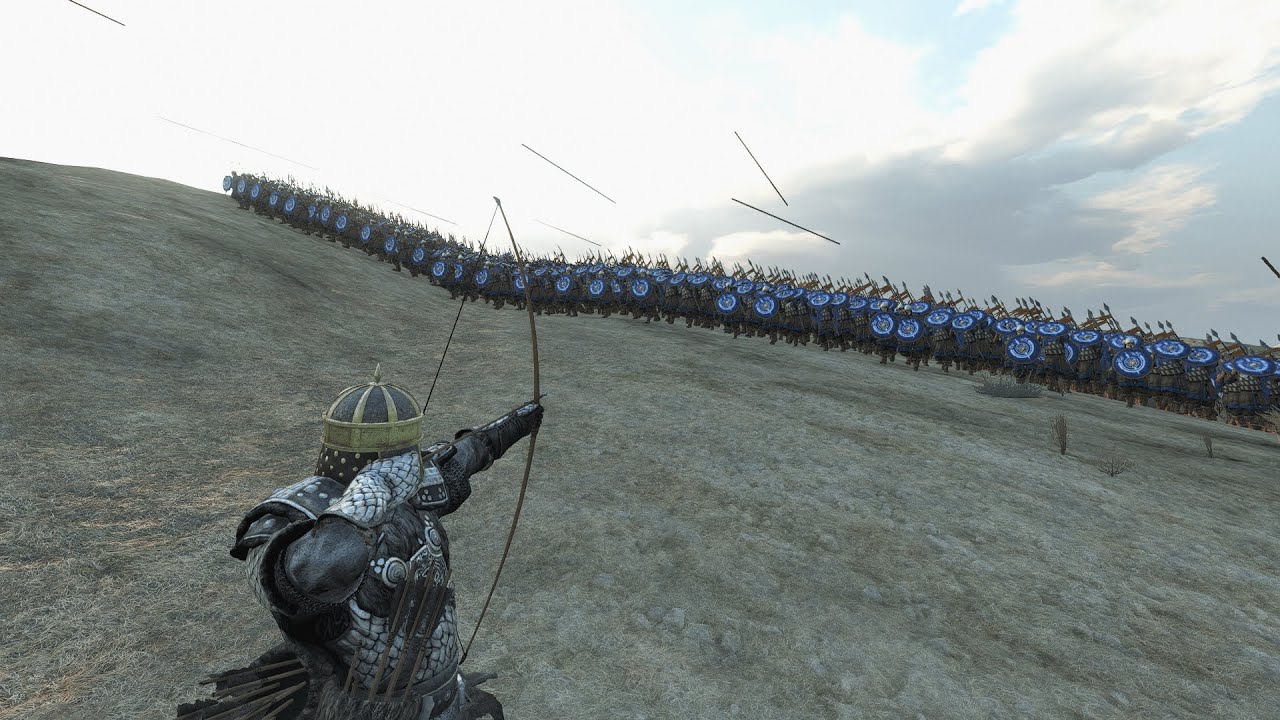 1000 Battanian Fian Champions vs 1000 Viking | Mount & Blade Bannerlord : Shield Wall