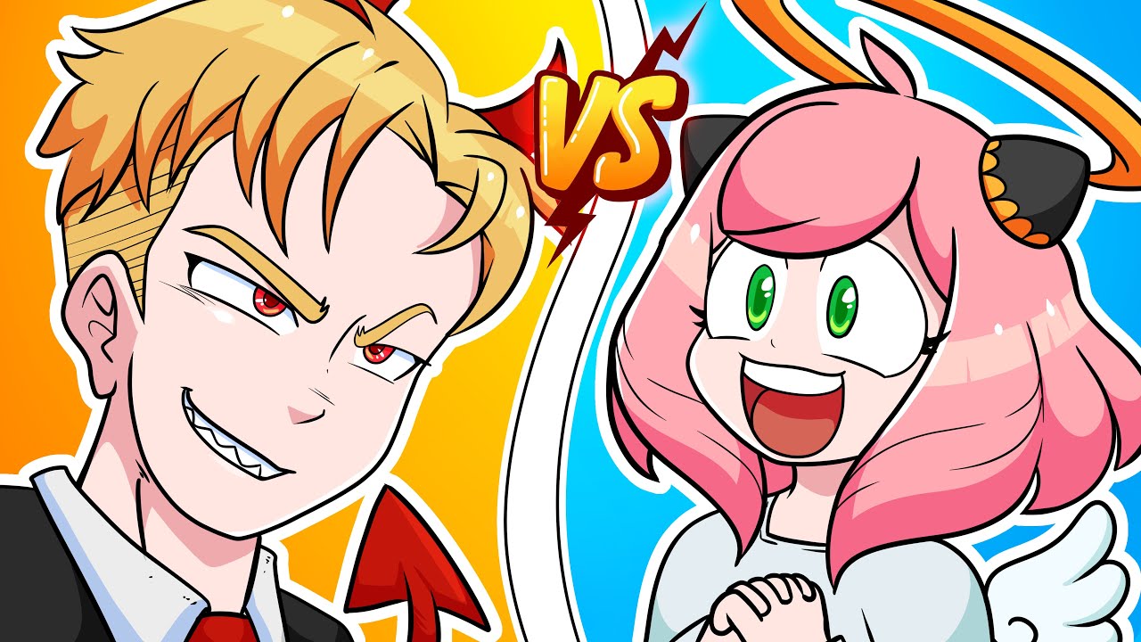 Anya e Loid no OBBY BEM vs MAL no ROBLOX!